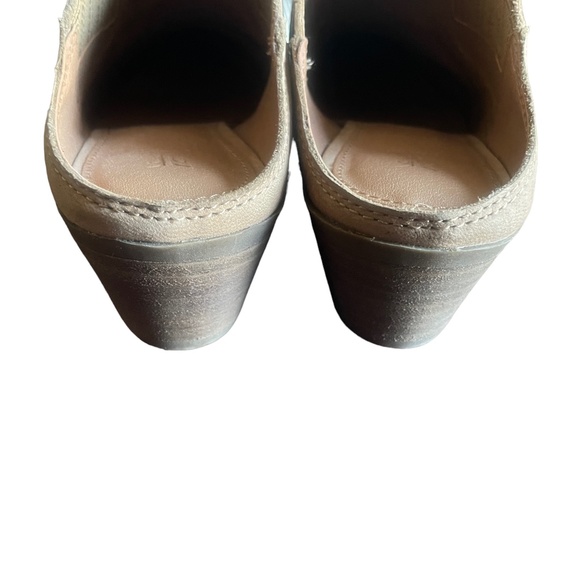 Frye 8 Tan Heeled Mules‎ Leather Slip On - Picture 4 of 6